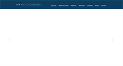Desktop Screenshot of nwprosthodontics.com